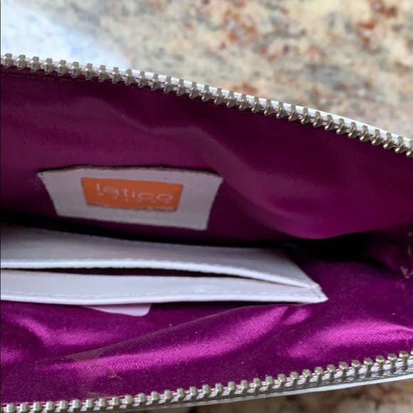 Latico Pearlized Leather Wristlet - Picture 3 of 3